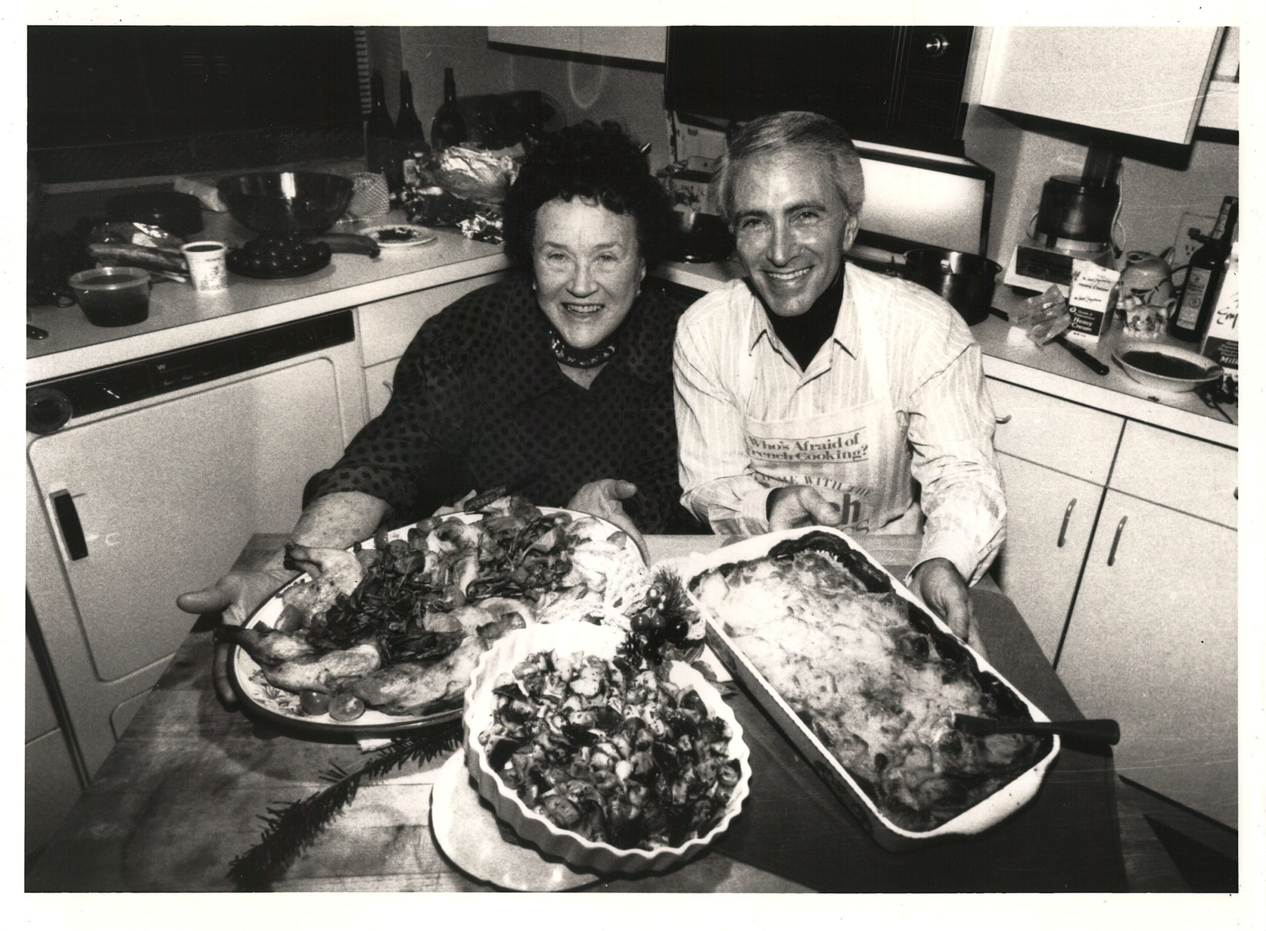 Richard Grausman with Julia Child
