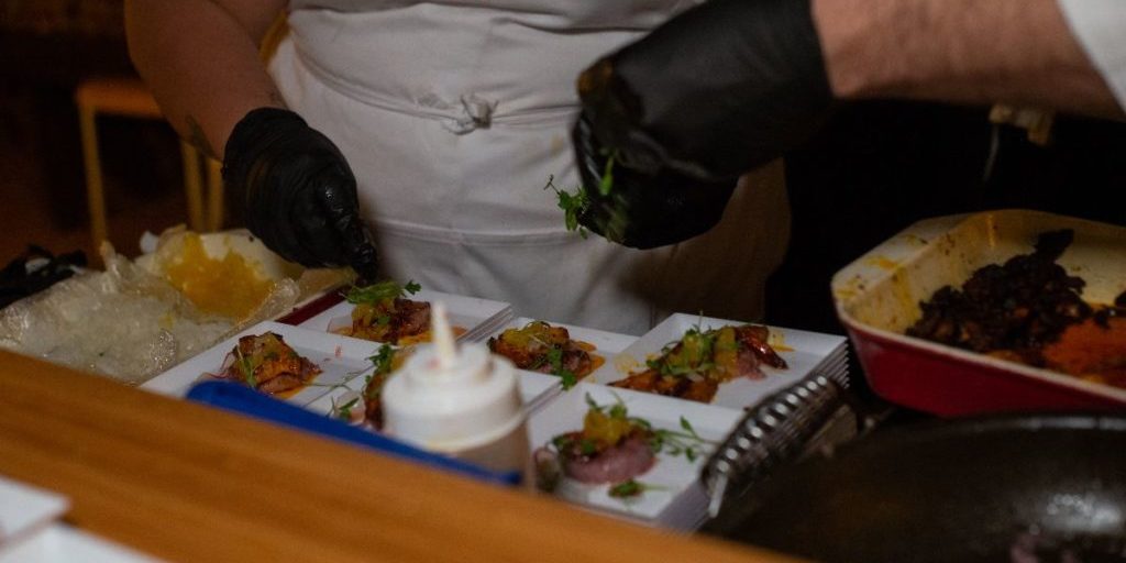 Students Preparing Food